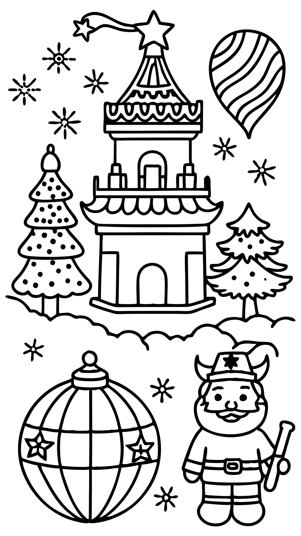 christmas around the world coloring pages